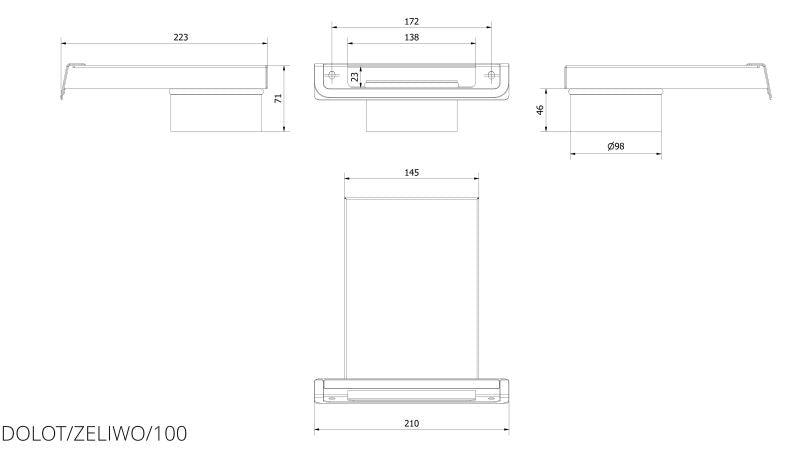 Technische Zeichnung - DOLOT/ZELIWO/100