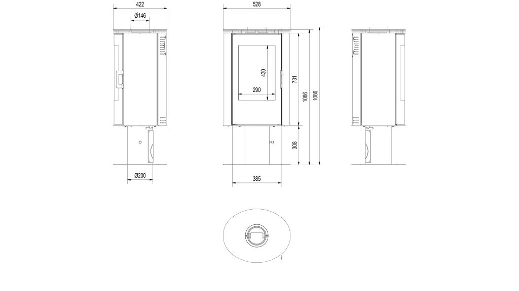 Technische Zeichnung - KOZA/AB/S/N/DR/KAFEL/BIALY