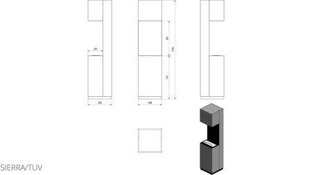 Technische Zeichnung - SIERRA/TUV