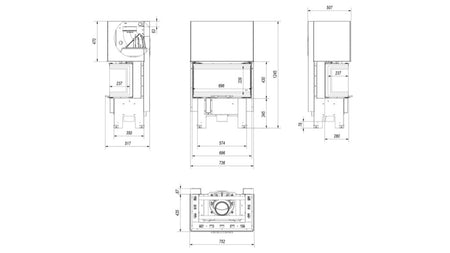 Technische Zeichnung - TFA7-HLRF 68/28/1