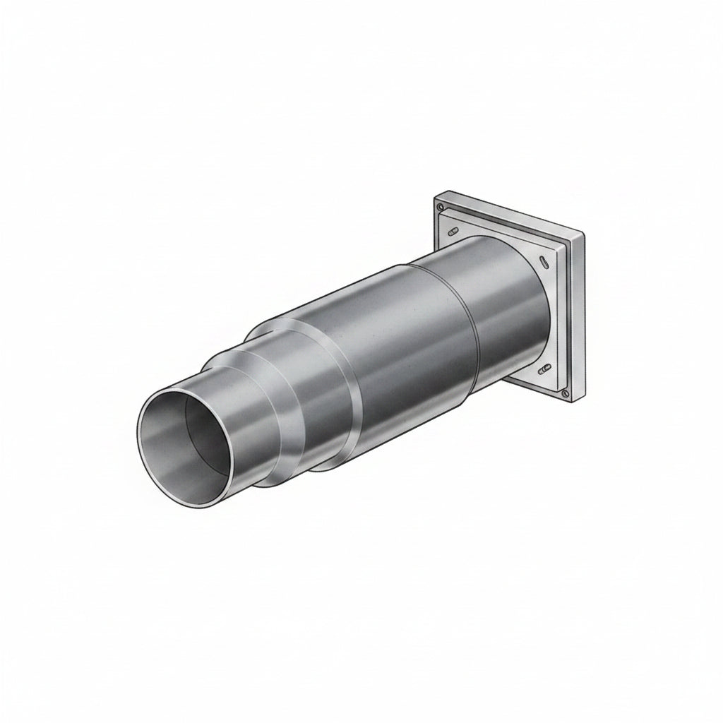 Helios Teleskop für Wanddurchführung Typ TMK125/150