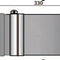 Teleskoprohr 330mm Durchmesser 150mm