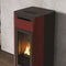 Edilkamin wasserführender Pelletofen Tera H 30 bordeaux | 29,3 kW