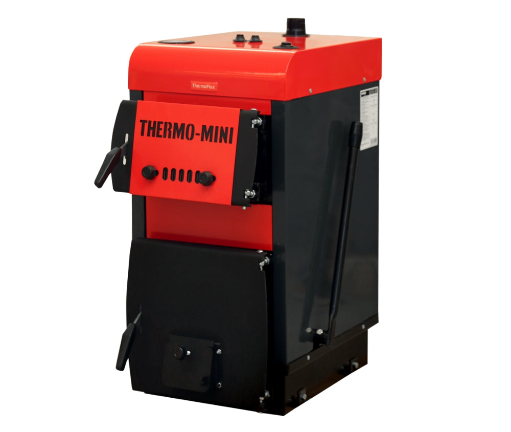 Thermo-Mini 3,9 kW Festbrennstoffkessel Komplettset 4