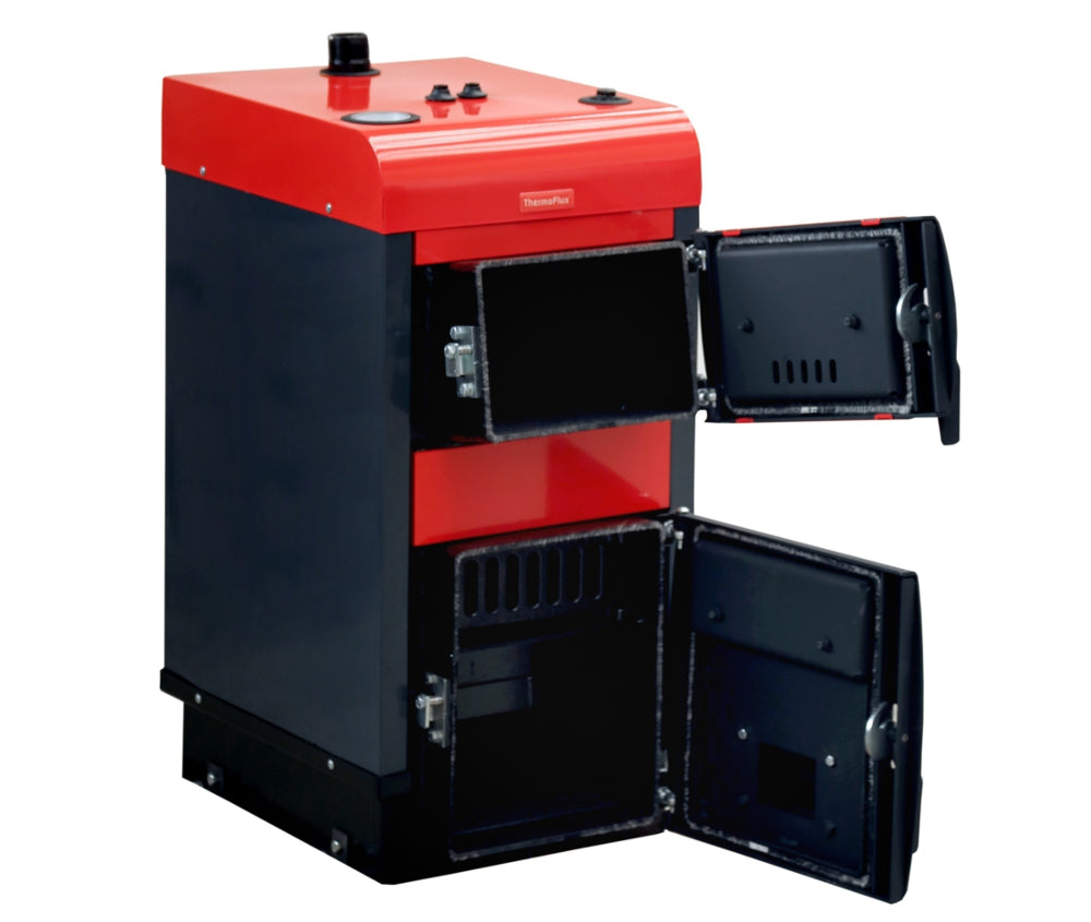 Thermo-Mini 3,9 kW Festbrennstoffkessel Komplettset 4