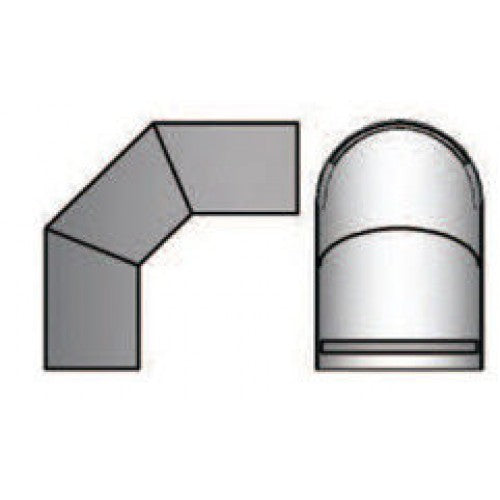 Hitzeschild für 3-teiligen Bogen 90° Durchmesser 130mm