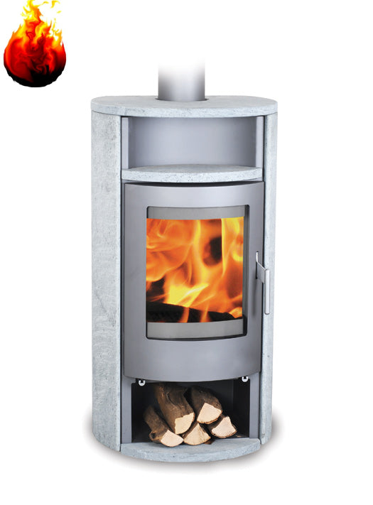 Warmluft Kaminofen Florida Tinjan 6,5 kW Speckstein