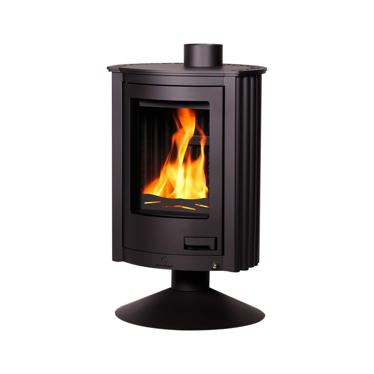 HS Flamingo Warmluftofen Masterfalmme Piccolo II in Schwarz | Klimaworld.com
