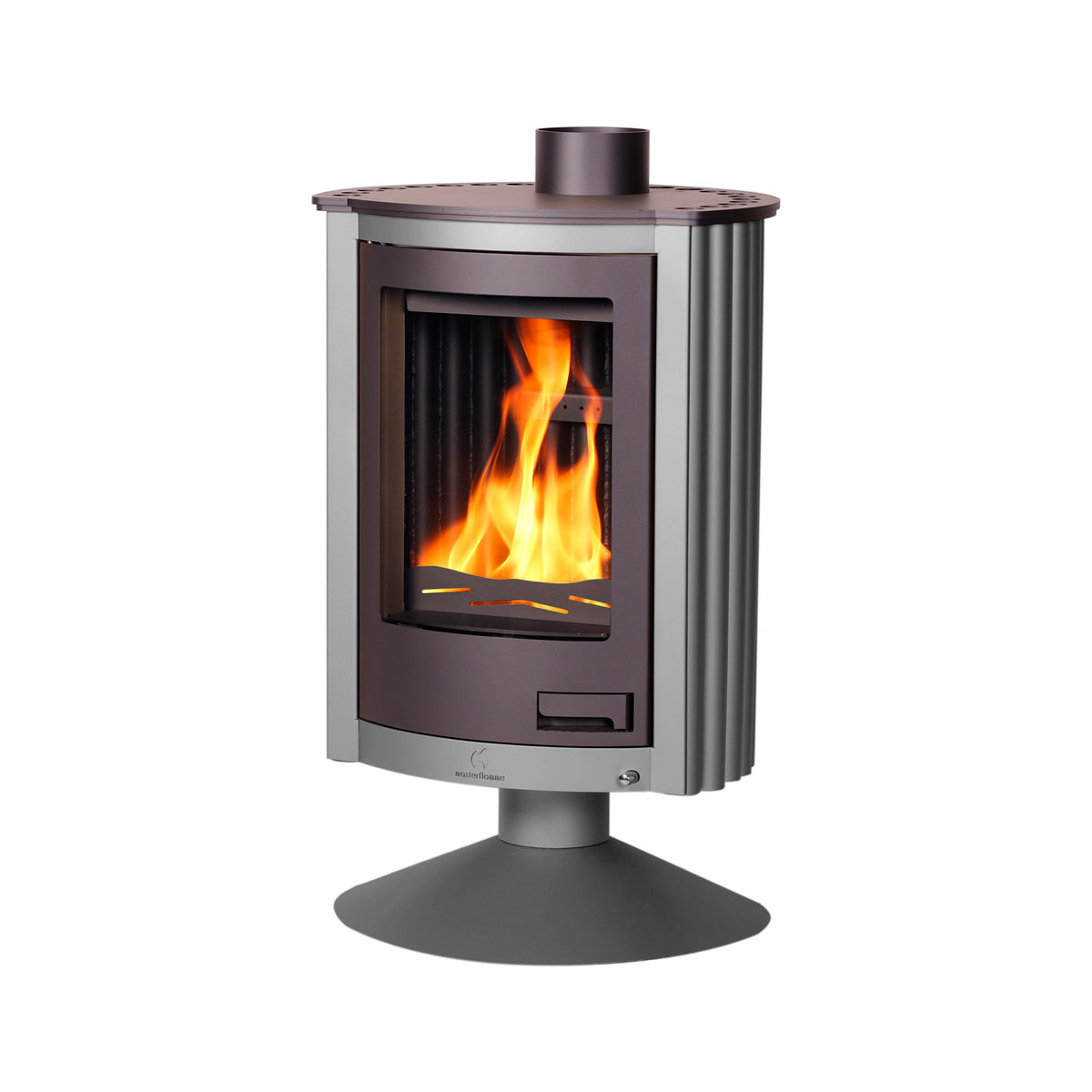 HS Flamingo Warmluftofen Masterfalmme Piccolo II in Grau | Klimaworld.com