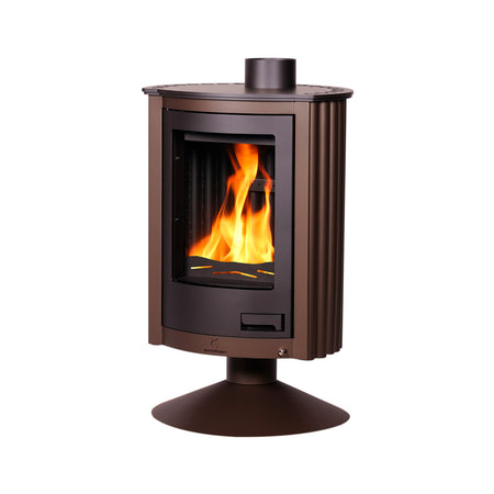 HS Flamingo Warmluftofen Masterfalmme Piccolo II in Braun | Klimaworld.com