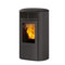 Edilkamin Pelletofen Aris Up Plus | Top Keramik grau | 8 kW