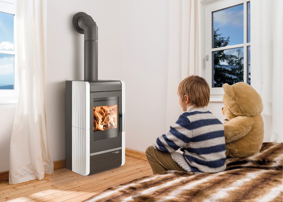Kaminofen Haas+Sohn Trento easyKeramik weiß 6kw