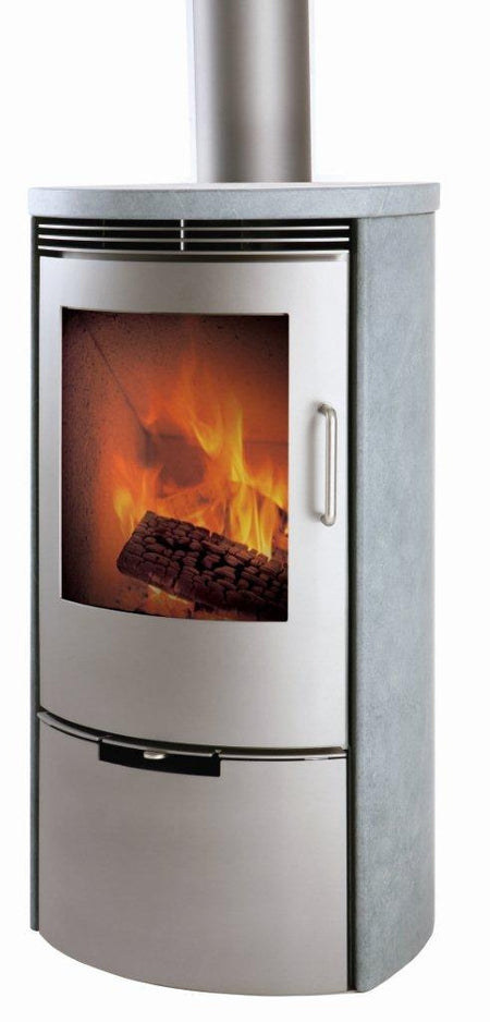 TermaTech | Kaminofen | TT10S | 6 kW | Speckstein | grau