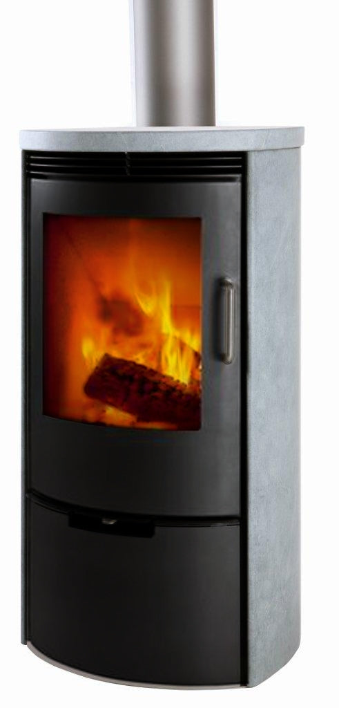TermaTech | Kaminofen | TT10S | 6 kW | Speckstein | schwarz