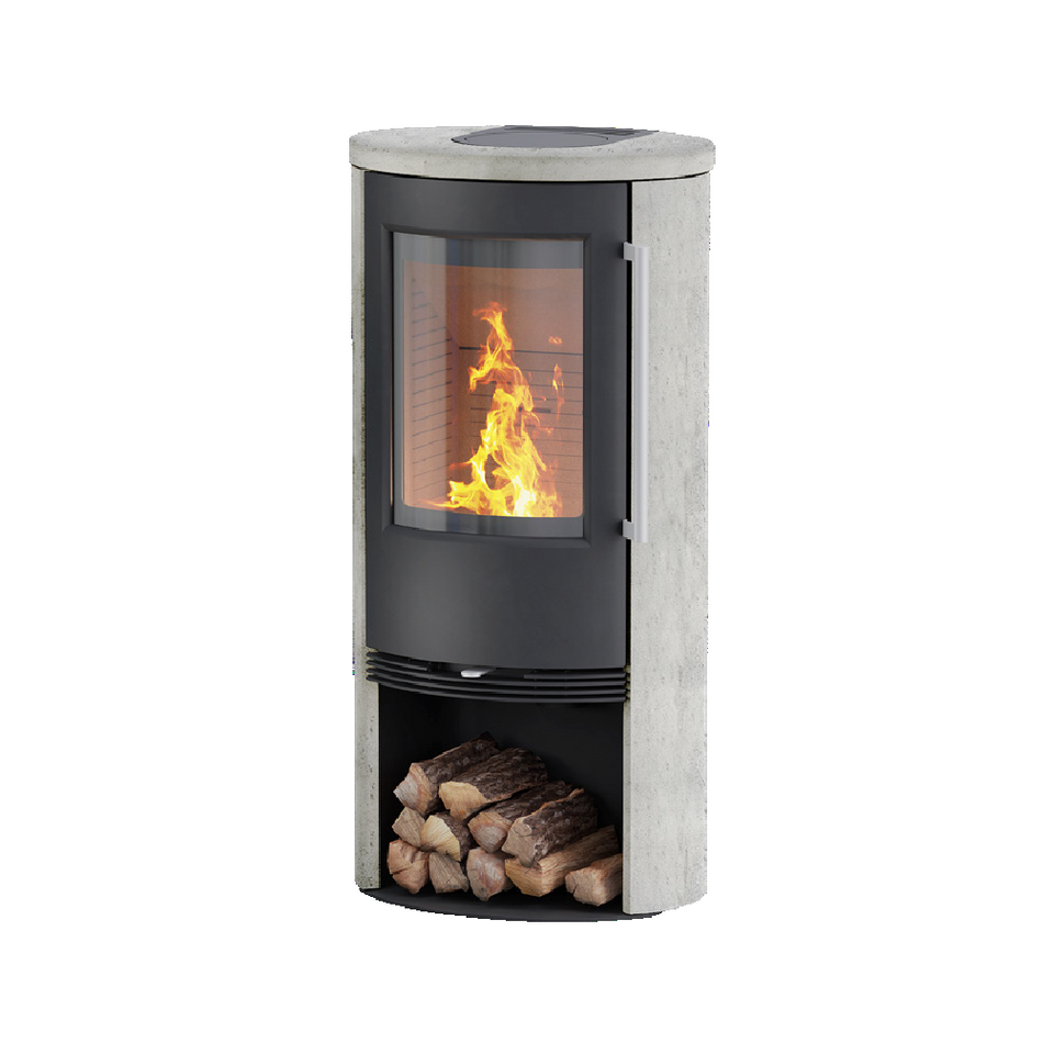 TermaTech | Kaminofen | TT21RS Grey | Grauer Sandstein | 5 kW