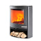 TermaTech | Kaminofen | TT22 | 7,5 kW | Stahl | grau