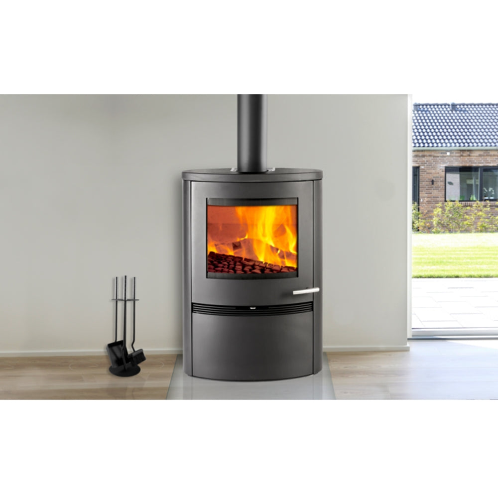 TermaTech | Kaminofen | TT22H | 7,5 kW | Stahl | grau