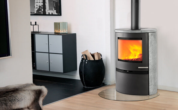 TermaTech | Kaminofen | TT22HS | 7,5 kW | Speckstein | schwarz
