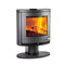TermaTech | Kaminofen | TT22RP | Standfuß | schwarz | 7,5 kW