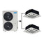 Midea Klimaanlage TWIN MCA3U-18FNXD0-GA Deckenkassette 2 x 5,3 kW