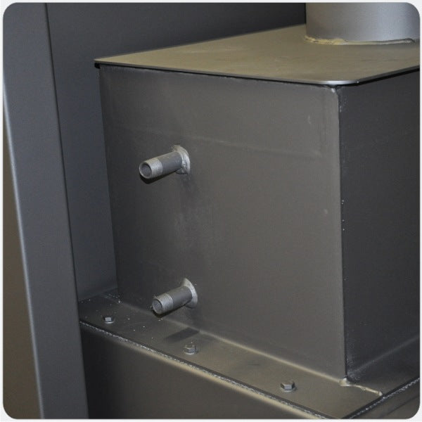 Wasserkamineinsatz durchsicht Twin V 9 Aquatic 22 kW BEF Home Set 1