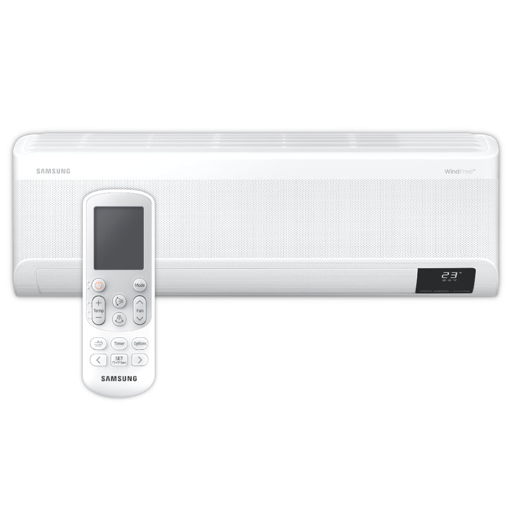 Samsung Klimaanlage Wandgerät WindFree Nordic Premium mit Infrarotfernbedienung in weiß und 3,5 kW | Klimaworld.com