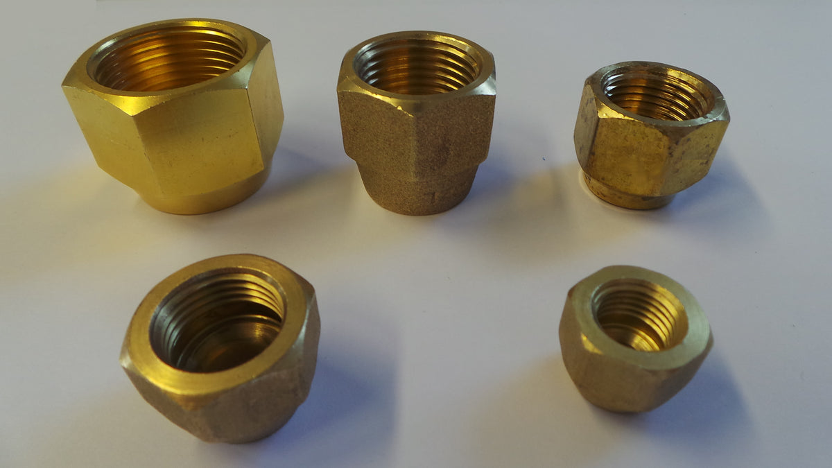 Überwurfmuttern für Klimaanlage und Wärmepumpe