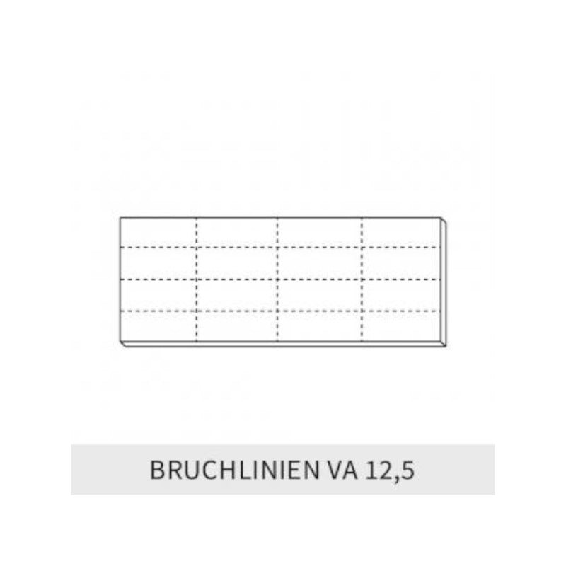 Ansicht Bruchlinien - Maincor MFL Trockenbauelement ALU | VA 12,5 | www.klimaworld.com