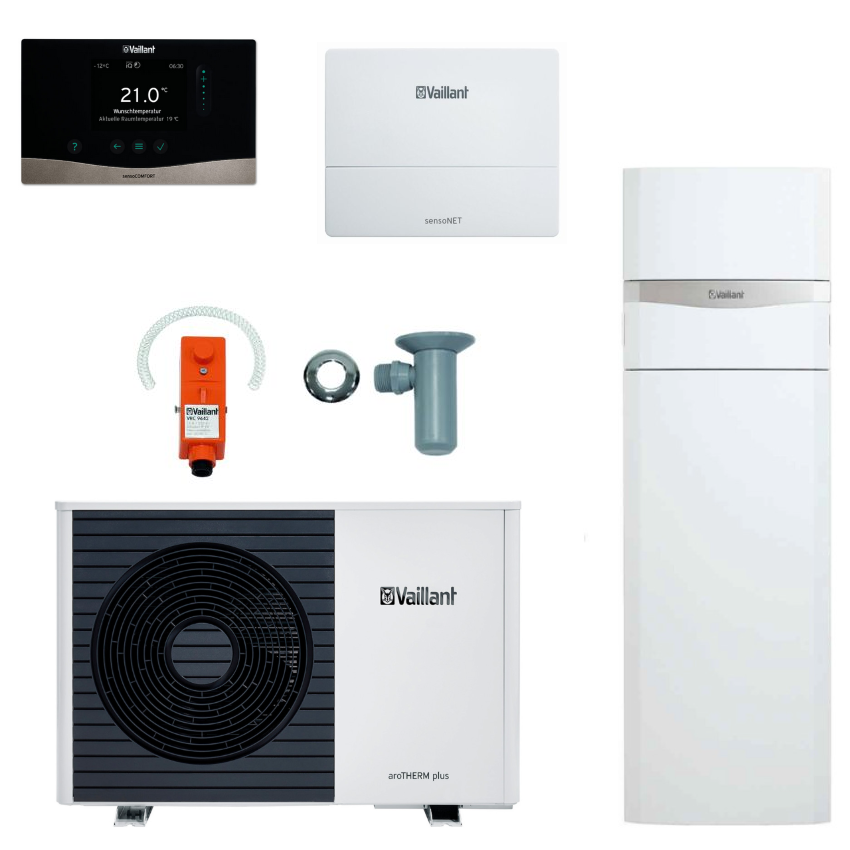 Vaillant Wärmepumpenset aroTHERM 4.39 + Internetmodul sensoNET | klimaworld