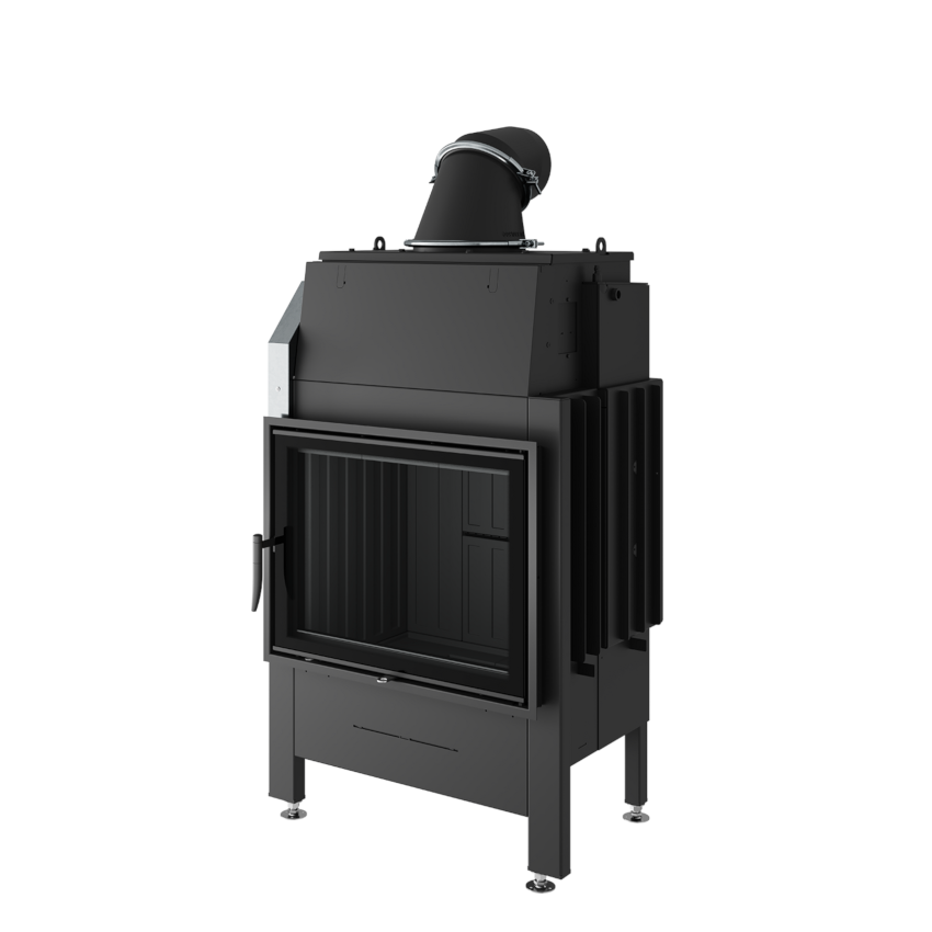 Spartherm Kamineinsatz Varia 1V H₂O | Wasserführend | Türanschlag Rechts schwarz