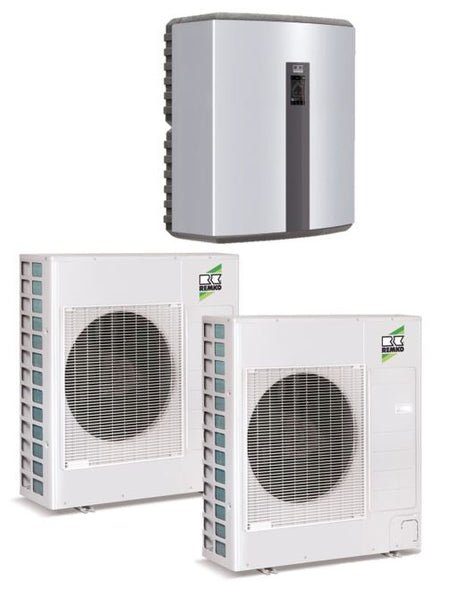 Remko Luft/Wasser Wärmepumpe Set - Duo-Split WKF120 | 18-25 kW