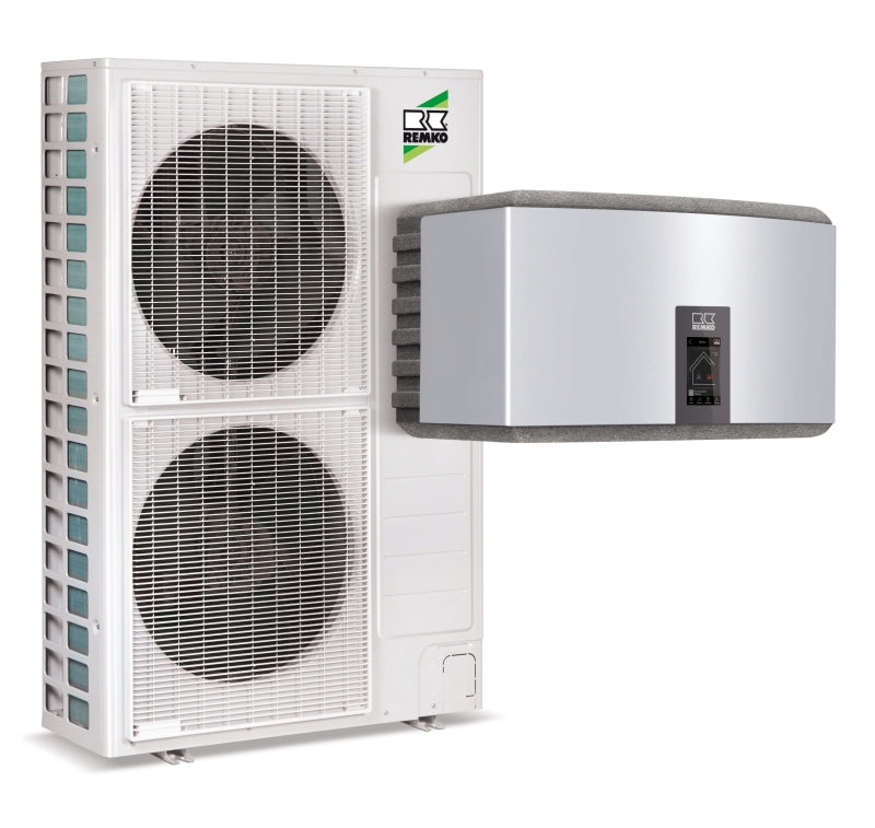 Remko Luft/Wasser Wärmepumpe Set - Singlesplit WKF180 | 12-18 kW