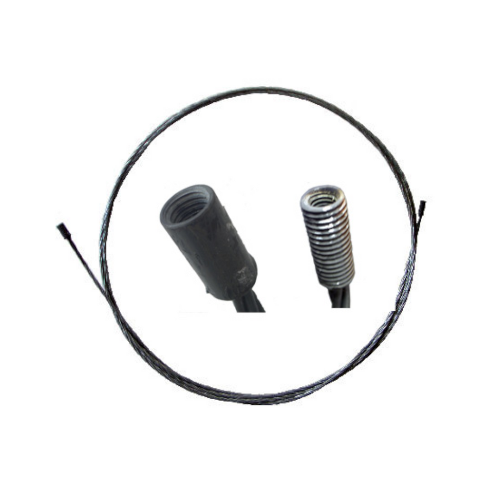 Termopen Kesselbuerstenstab 2 m Stahlseil mit Gewindeenden M12 und M8 | Klimaworld.com