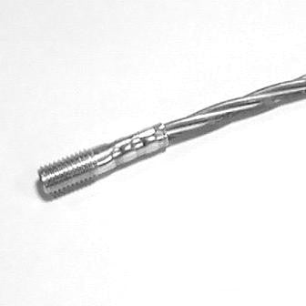 Verlängerung Ofen-Kesselbürstenstab 4m Gewinde M12 M8