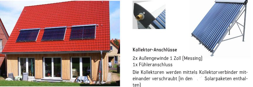 Solarpaket EtaSunPro HLK20-6 Vakuumröhrenkollektorset 18,18m²