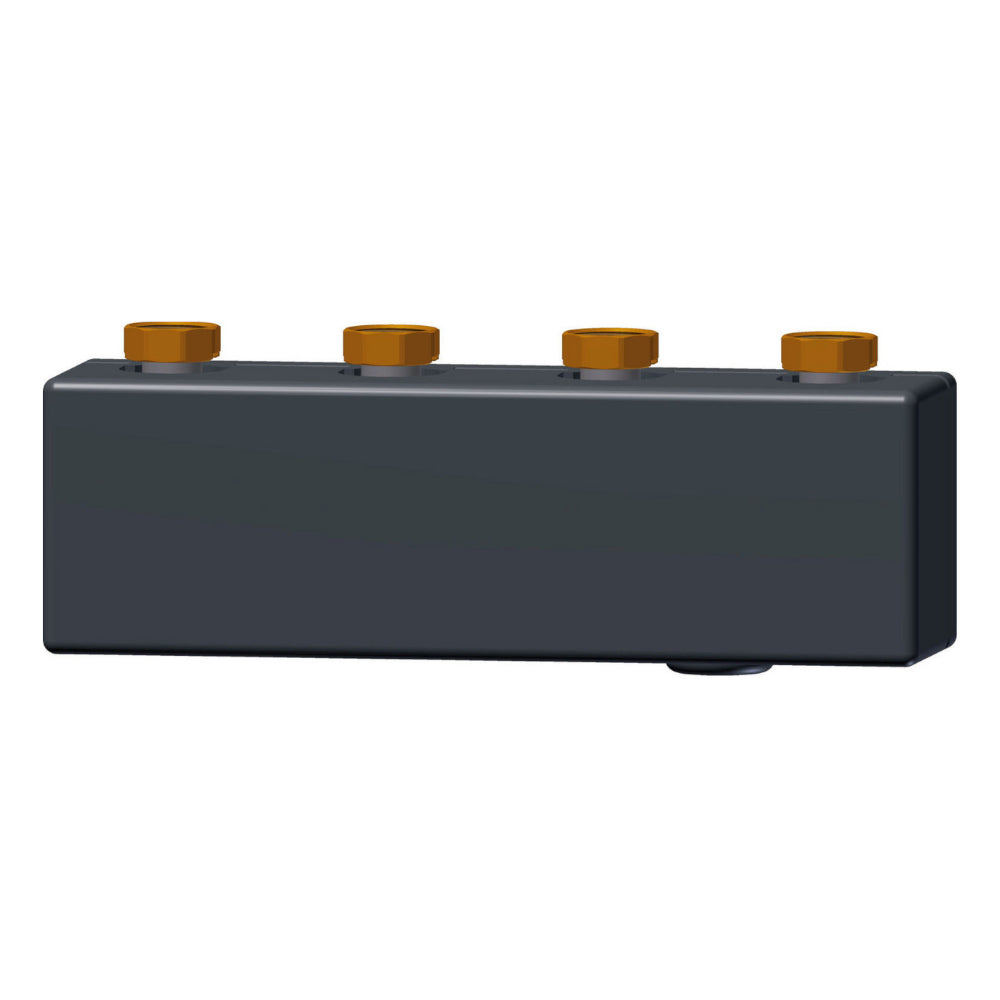 WOLF | Verteilerbalken für Verrohrungsgruppe | 2 Heiz-/Mischerkreise 