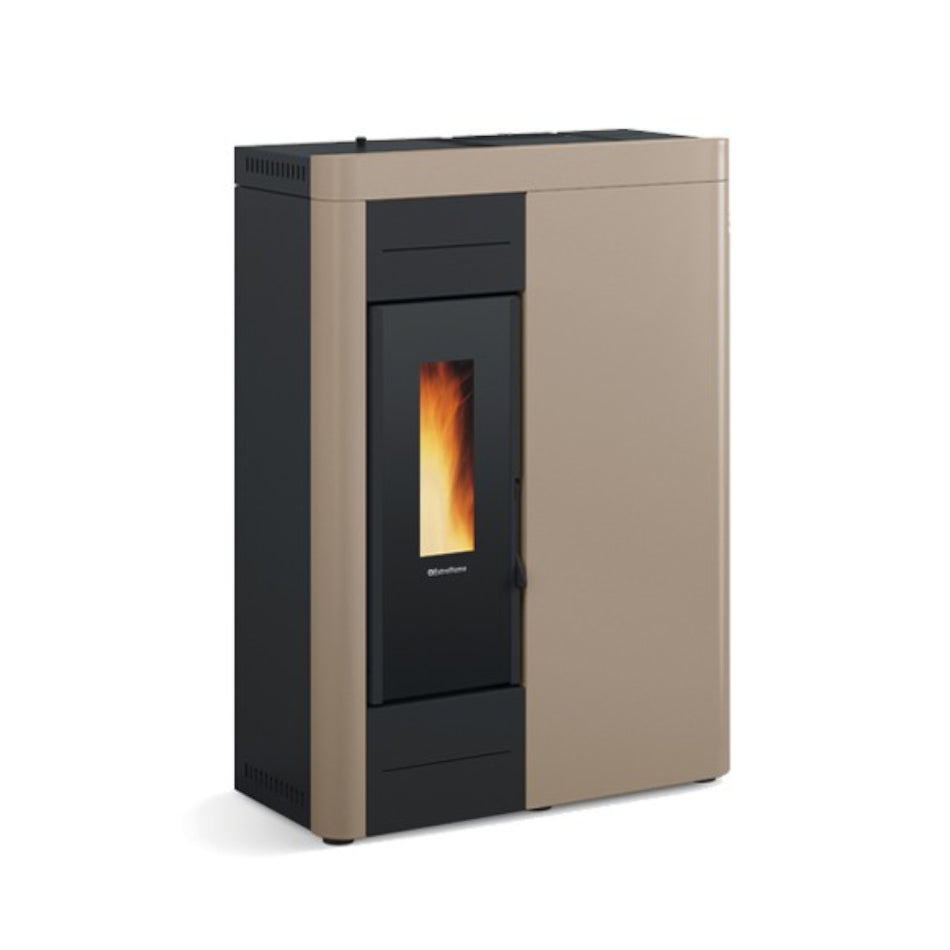 Extraflame wasserf. Pelletofen Virna Idro tortora matt | Klimaworld.com