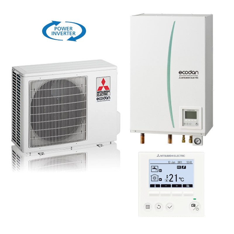 Mitsubishi | Wärmepumpen-Set 2.21 | Split | Hydromodul | 5,0 kW