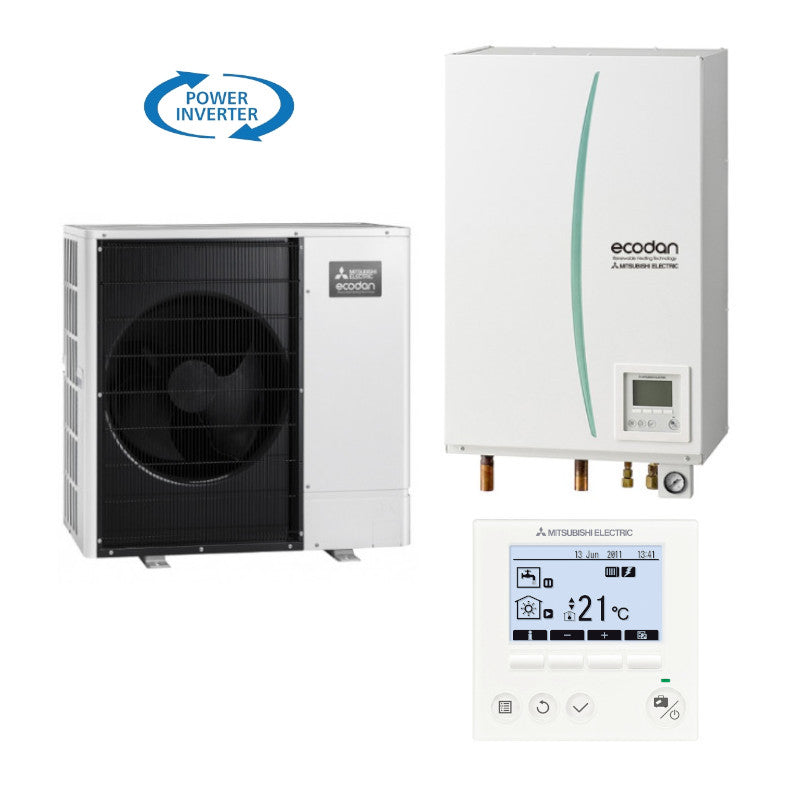 Mitsubishi | Wärmepumpen-Set 2.4 | Split | Hydromodul | 10,0 kW