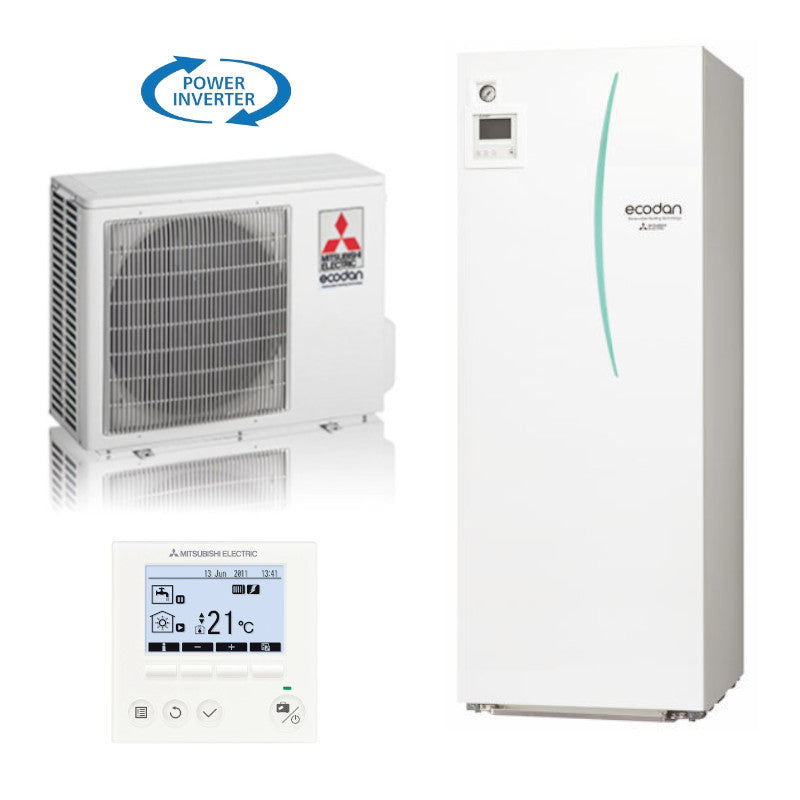 Mitsubishi | Wärmepumpen-Set 11.2 | Speicher | Kühlfunktion | 5,0 kW 