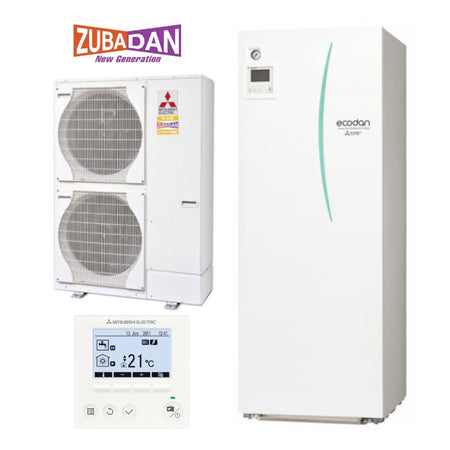 Mitsubishi | Wärmepumpen-Set 8.5 | Monoblock | Speichermodul | 14,0 kW