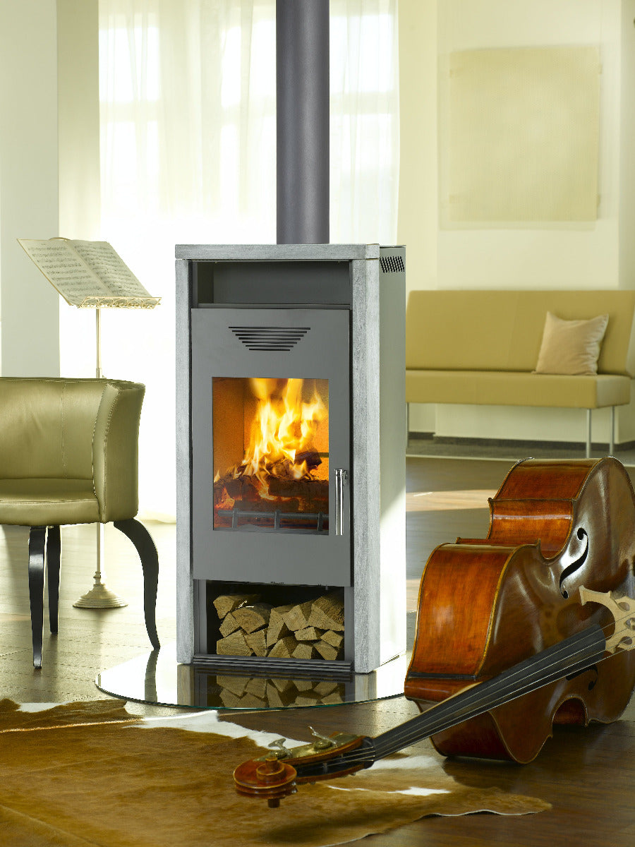 Wamsler Kaminofen Yara Naturstein Ambiente | Klimaworld.com