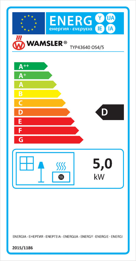 Wamsler Ölofen OS 4_5 Vario Energielabel | Klimaworld.com