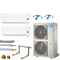Klimaanlage Komplettset Multisplit Midea Wandgeräte 2x7,0kW