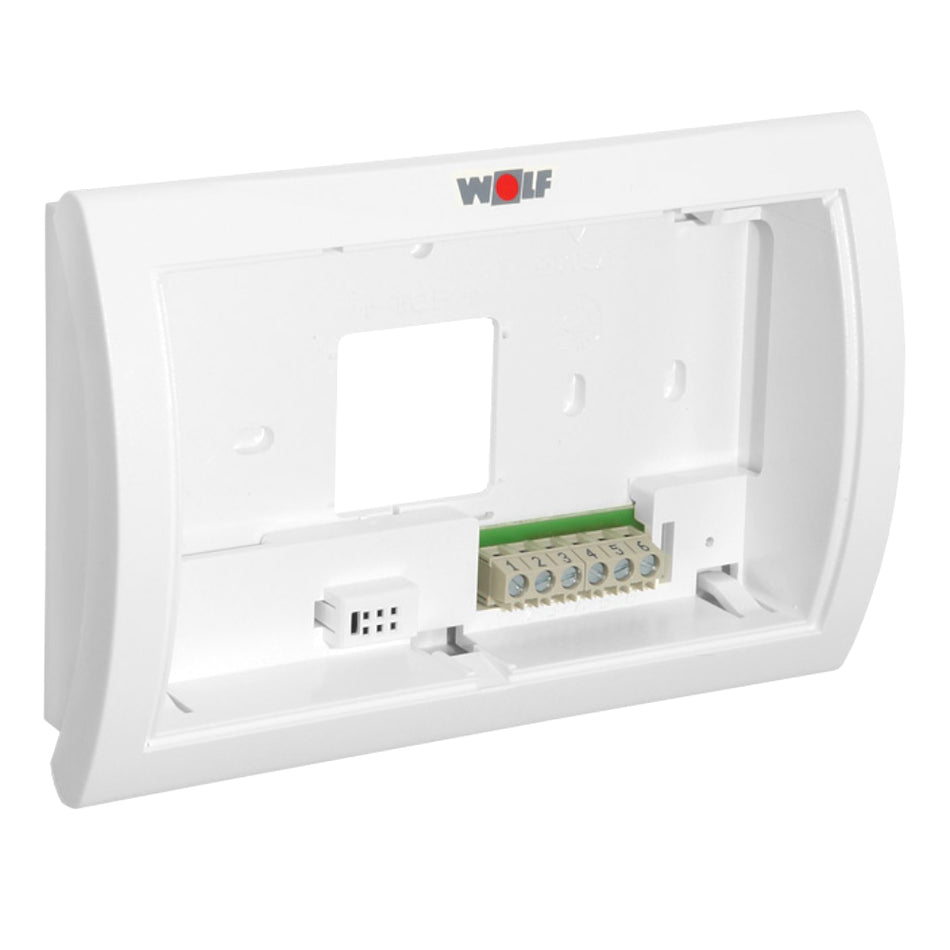 WOLF | Wandsockel für Bedienmodul BM | weiß