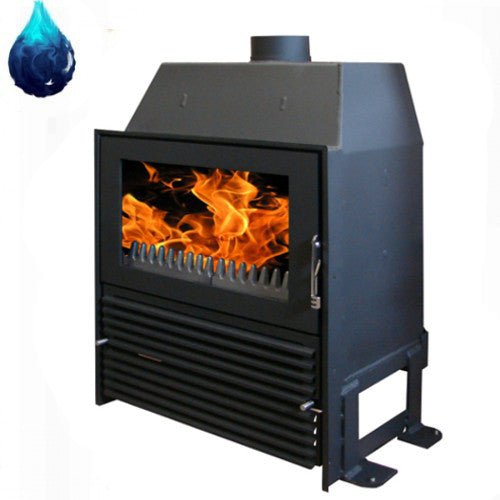 Warmwasserkamineinsatz Malaga II Long mit 4-15 kW EuroTeplo