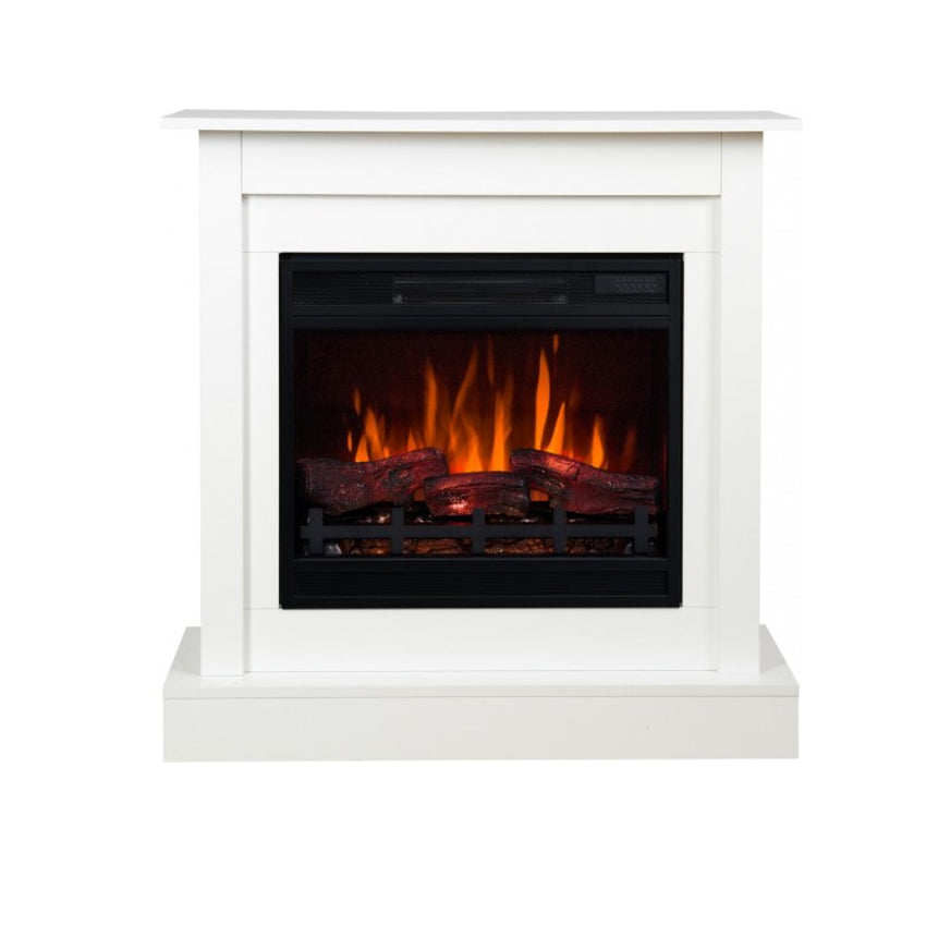 Aflamo LED Standkamin Vigo Classic weiss 3D