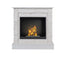 Aflamo Bio-Kamin | Vigo Stone mit Einsatz Bio 60 | weiss