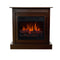 Aflamo LED Standkamin Vigo Classic wenge 3D | Wandaufstellung
