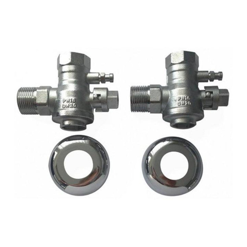 BUDERUS | Wartungshahn-Set 3/4" | Unterputzmontage